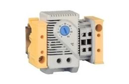 Термостат Zpas 220V, AC, 6А, замикаючий, на DIN рейці,  для вентилятора (W-0201-02-00-000A)