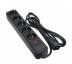 Сетевой фильтр питания Patron 2 m3*1mm2 (SP-1055U) 5 розеток BLACK (EXT-PN-SP-1055U)