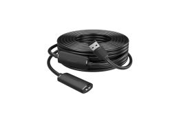 Дата кабель USB 2.0 AM/AF 10.0m Active black Vention (CBKBL)