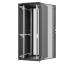 Шкаф Zpas 19", 42U, SZB IT, одностулковые передние и задние перфорованные двери, 800x1000 мм, максимально 1500кг, черный (W-IT-428010-44AA-2-161FB)