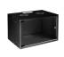 Шкаф MIRSAN 19", 7U, SOHO, 535x400 мм, максимально 30 кг, черный (MR.SOH07U40DE.01)