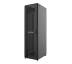 Шкаф MIRSAN 19", 42U, GTS, перфорация 63%, 600x1000 мм, максимально 2000 кг, черный (MR.GTS42U61DE.01)