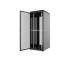 Шкаф MIRSAN 19", 42U, GTV, перфорация 63%, 600x1000 мм, максимально 2000 кг, черный (MR.GTV42U61DE.01_PRF63)