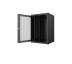 Шкаф MIRSAN 19", 6U, WTN, перфорация 80%, 600x450 мм, 2т.крепл, максимально 100 кг, черный (MR.WTN06U45DE.01_PRF80)