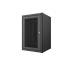 Шкаф MIRSAN 19", 6U, WTN, перфорация 80%, 600x450 мм, 2т.крепл, максимально 100 кг, черный (MR.WTN06U45DE.01_PRF80)