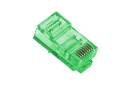 Коннектор RJ45 Merlion cat.5e UTP 8P8C Green 100 шт (09051)