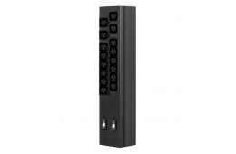 Блок розеток Mirsan MXB, 2U, 16A, 1Ph, 16 гібридних розеток (C13-C19), чорний (MR.PDU.MXB32112H2)