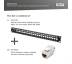 Патч-панель Digitus CАТ 6А STP, 19", 1U, 24 порта, модульная (DN-91411-24)
