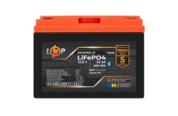 Аккумулятор LP LiFePO4 12,8V - 32 Ah (410Wh) (BMS 40А/32A) пластик Smart BT (LP40518)