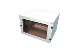 Шкаф настенный Conteg 6U 600x400 removable side panels RAL7035 (RUN-06-60/40)