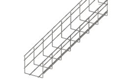 Лоток сітчастий CMS WBC 100х100, дріт Ø4 мм, білий цинк, 2,5м (CMS-WBC4-100100Z)