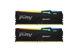 Модуль пам'яті для комп'ютера DDR5 32GB (2x16GB) 6400 MHz Beast RGB EXPO Kingston Fury (ex.HyperX) (KF564C32BBEAK2-32)
