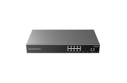 Коммутатор Grandstream, Enterprise Layer 2+ Managed Network Switch, 8-ports Gigabit Ethernet, PoE/PoE+ (120W), 2-SFP, Desktop, wall-mount (GWN7801P)