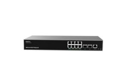 Коммутатор Grandstream, Layer 3 Managed Network Switch, 8x GbE RJ45 PoE 802.3 af/at, up to 30W per port, 2x SFP+, fan-less (GWN7811P)