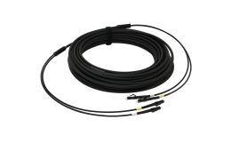 Патчкорд CMS LC/UPC-LC/UPC OM3, 5мм, 3мм armored branch, внешнего исполнения 30 м, Duplex (UPC-30LCLC(MM)D53(ON)OD)