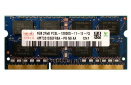 Оперативная память Hynix 4GB DDR3 2Rx8 PC3L-12800S SO-DIMM (HMT351S6EFR8A-PB) / 381