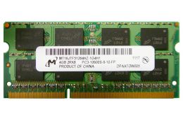 Оперативна пам'ять Micron 4GB DDR3 2Rx8 PC3-10600S SO-DIMM (MT16JTF51264HZ-1G4H1, MT16JSF51264HZ-1G4D1) / 385