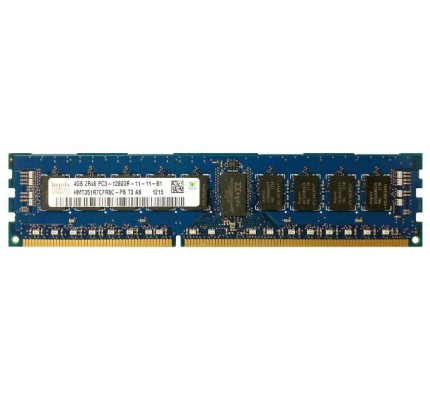 Серверная оперативная память Hynix 4GB DDR3 2Rx8 PC3-12800R LP (HMT351R7CFR8C-PB, HMT351V7CFR8C-PB) / 443