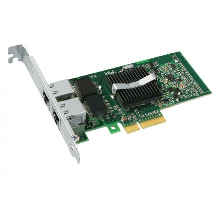 Сетевой адаптер DELL [2 x 1Gb RJ45] PCIe x4 D33682 PRO/1000 PT (X3959)