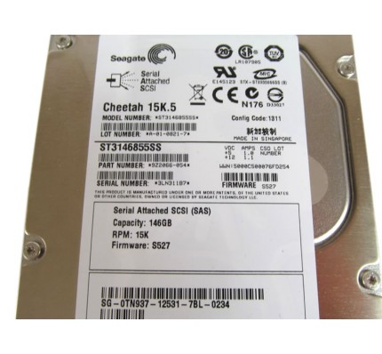 Жесткий диск Seagate 146 GB 15к RPM 3.5 SAS (ST3146855SS, ST3146356SS ,ST3146755SS) / 581