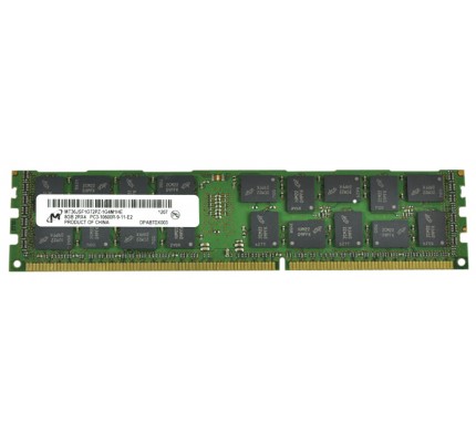 Серверная оперативная память Micron 8GB DDR3 2Rx4 PC3-10600R (MT36JSF1G72PZ-1G4M1, MT36JSF1G72PZ-1G4D1) / 638