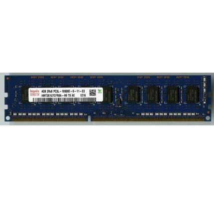 Серверная оперативная память Hynix 4GB DDR3 2Rx8 PC3L-10600E (HMT351U7CFR8A-H9, HMT351U7BFR8A-H9) / 702