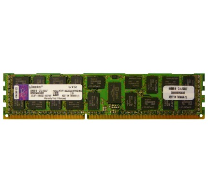 Серверная оперативная память Kingston 8GB DDR3 1Rx8 PC3-10600R (KVR1333D3D4R9S/8G, KVR1333D3D4R9S/8GI) / 1561