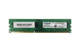 Оперативна пам'ять Crucial 4GB DDR3 1Rx8 PC3-12800U (CT51264BA160B.C16FER2, CT51264BA160BJ.C8FER) / 1576