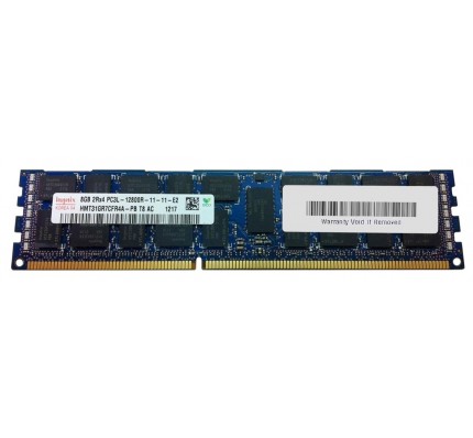 Серверная оперативная память Hynix 8GB DDR3 2Rx4 PC3L-12800R (HMT31GR7CFR4A-PB, HMT31GR7EFR4A-PB) / 1556