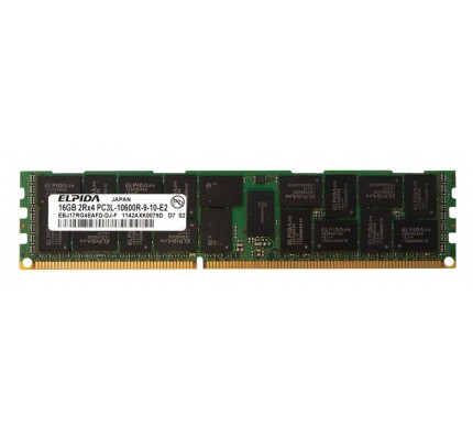 Серверная оперативная память ELPIDA 16GB DDR3 2Rx4 PC3L-10600R (EBJ17RG4EAFD-DJ-F, EBJ17RG4EFWA-DJ-F, EBJ17RG4EBWD-DJ-F) / 1752