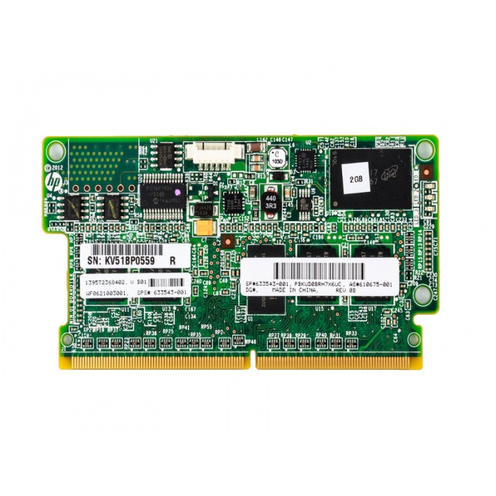 Кеш контроллера HP T3 2GB G8 FBWC Module for P420, P421, P430, P431, 822, and 830 - 633543-001