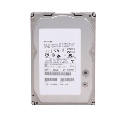 Жесткий диск Hitachi 300 GB 15K RPM SAS 3.5" (HUS156030VLS600) / 2755
