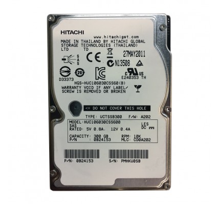 Жесткий диск Hitachi 300 GB 10K RPM 2.5" SAS (HUC106030CSS600) / 2328