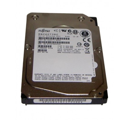 Жесткий диск Fujitsu 73 GB 15K RPM 2.5" SAS (MBC2073RC) / 2867
