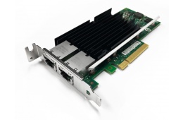 Сетевой адаптер Intel X540 -T2 10G Dual Ports PCIe x8 Ethernet Converged Network Adapter (X540T2BLK) / 2902