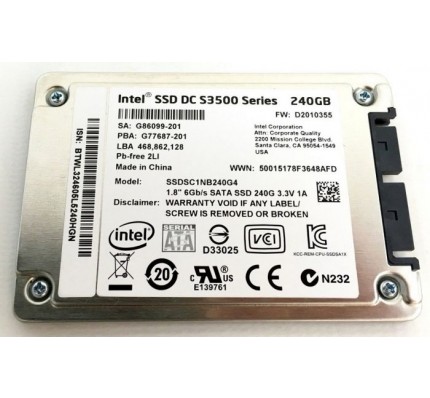 SSD Накопитель INTEL SATA 1.8'' 240GB SSDSC1NB240G4