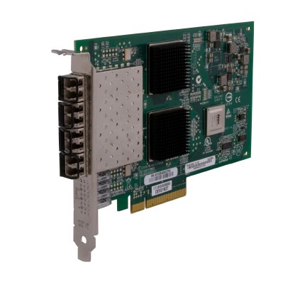 Сетевой адаптер QLogic QLE2564 8GB Quad Port PCI-Ex8 Fibre Channel HBA Controller (PX4810402) / 3662