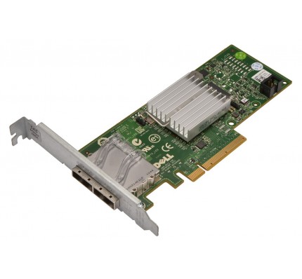 HBA адаптер Dell H200E External Dual Port 6Gb/s SAS PCI-E Host Bus Adapter Card (12DNW) /3688