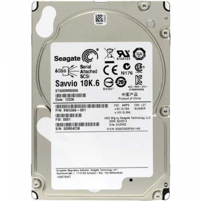 Жесткий диск Seagate 600GB 10K.6 2.5'' 6Gb/s SAS Hard Drive (ST600MM0006 / ST600MM0026) / 4752