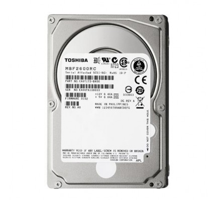 Жесткий диск Toshiba 300GB 10K SAS 2.5" HDD (MBF2300RC / MBD2300RC) / 5129