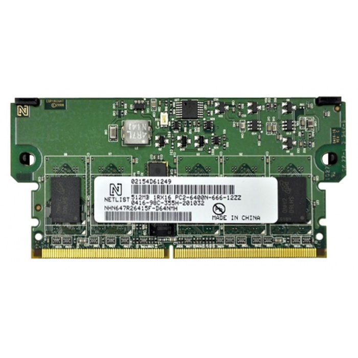 Кеш контроллера DELL H700 NETLIST 512MB PC2-6400 MEMORY (NHN647R26415F-*) / 5187
