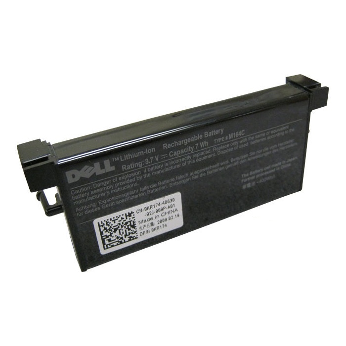 Элемент питания Dell  KR174 Battery - 3.7V 7WH PERC 5/E 6/E H800 RAID Card Controller (GC9R0) / 5521