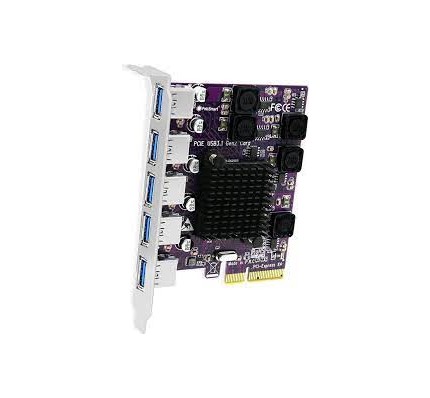 Контроллер USB Sonnet Allegro Express 5-port USB 2.0 PCIe 1x Full Size Card (PI4101-10P2B) / 5616