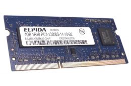 Оперативная память ELPIDA 4GB DDR3 1Rx8 PC3-12800S SO-DIMM (EBJ40UG8BBU0-GN-F) / 5712