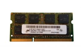 Оперативная память Micron 8GB DDR3 2Rx8 PC3L-12800S SO DIMM (MT16KTF1G64HZ-1G6E1, MT16KTF1G64HZ-1G6P1) / 6587