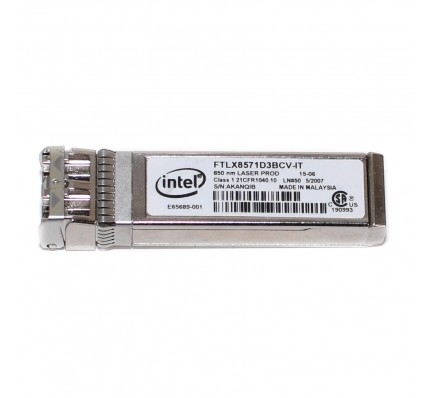 Модуль Intel 10Gb E10GSFPSR FTLX8571D3BCV-IT SFP+ Transceiver 850nm (E65689-001)