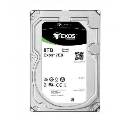 Жорсткий диск SEAGATE HDD SATA Exos 7E8 8TB / 256 MB / 7200 rpm ST8000NM000A