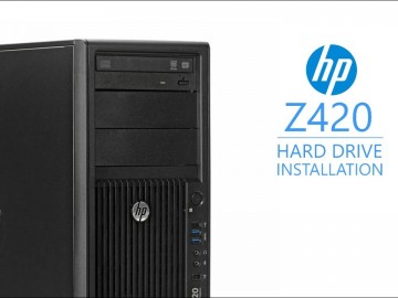 HP Z420 Hard Drive Install Guide