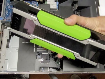 Discussing power caveats with the Tesla K80 in a Dell Poweredge R720 and installing it