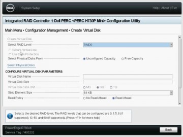 Performing Online Capacity Expansion on PERC controller